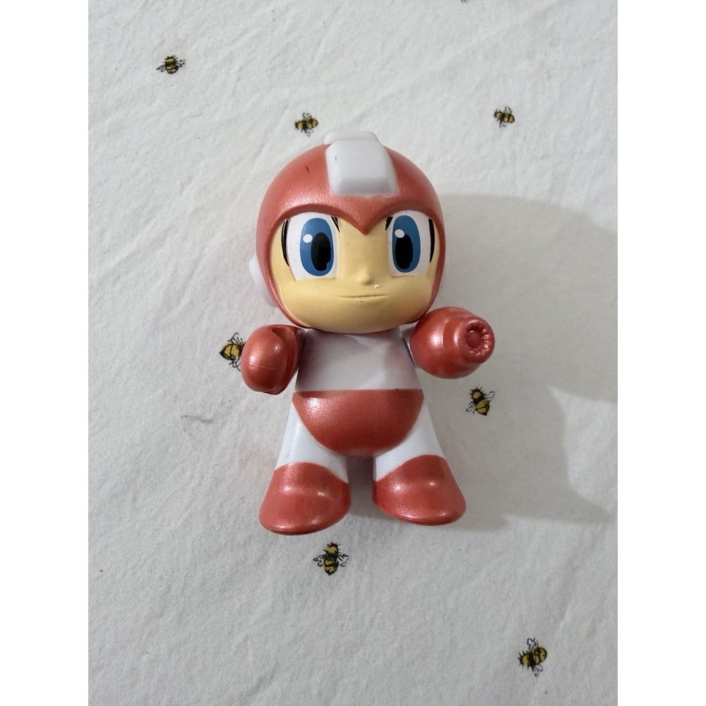 Kidrobot Capcom MEGA MAN FIGURE red orange vinyl 3.25" minifig toy